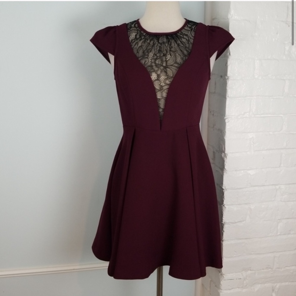 BCBGeneration lace cutout dress